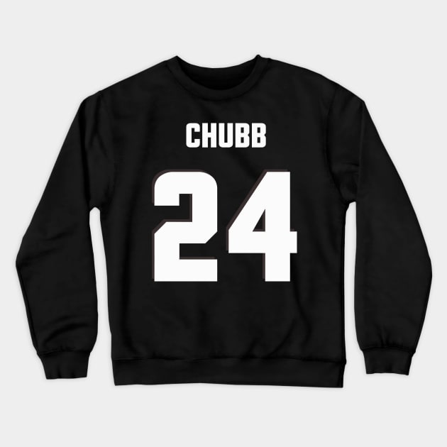 Nick Chubb Browns Crewneck Sweatshirt by telutiga